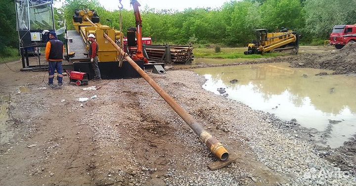 ГНБ прокол под дорогой горизонтальное бурение