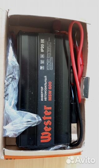 Инвертор автомобильный Wester MSW600