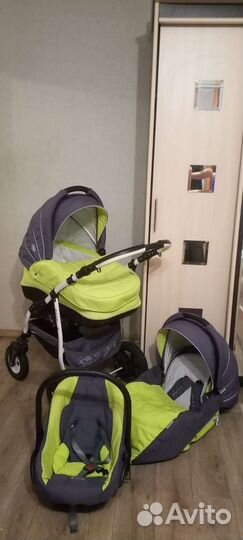 Детская коляска 3 в 1 verdi zipy happych