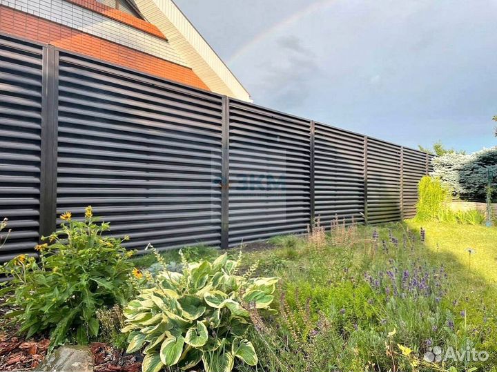 Забор жалюзи