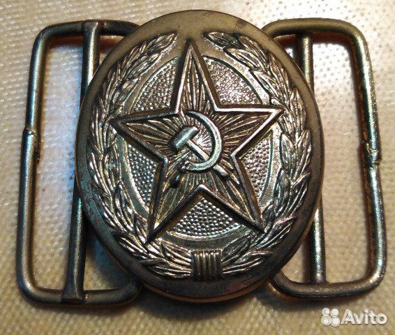 Бляха солдатская и офицерская СССР (латунь)