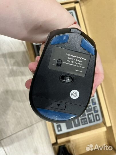 Клавиатура и мышь беспроводная, новая