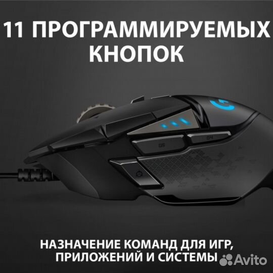 Игровая мышь Logitech G502 Hero Black