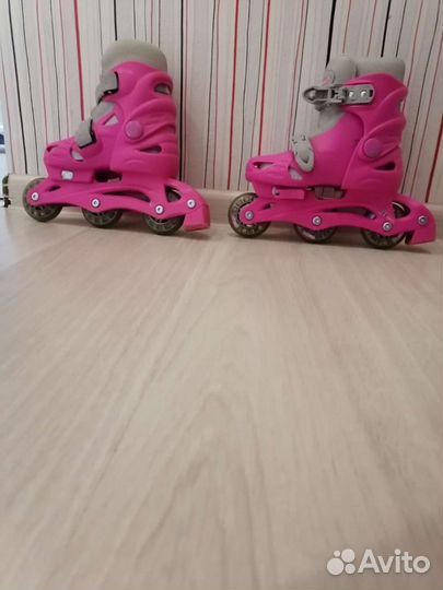 Роликовые коньки детские раздвижные