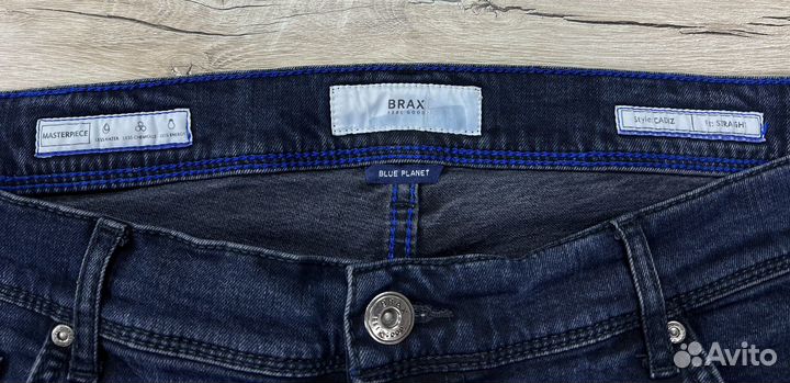 Brax тёмно-синие мужские джинсы с эластаном