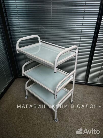 Тележка, этажерка мастера (стекло)