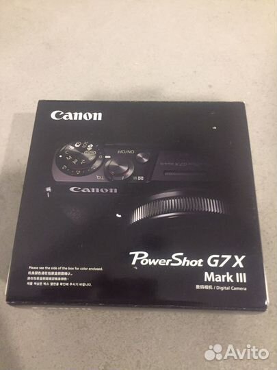 Canon PowerShot G7X Mark III Black / Silver Новые