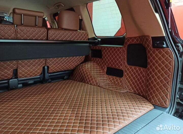 3Д коврики в багажник toyota land cruiser 200