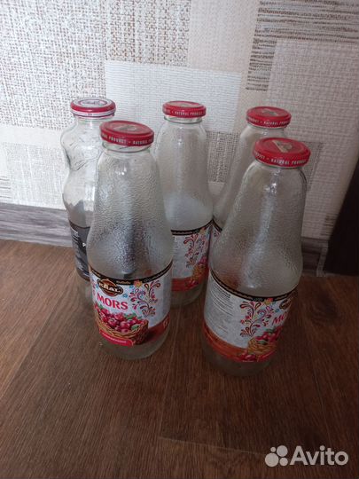 Стеклянная бутылка 1 л