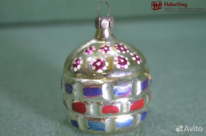 Игрушка елочная стеклянная 