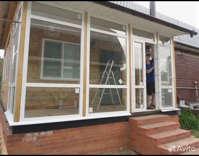 Веранда из пластиковых окон