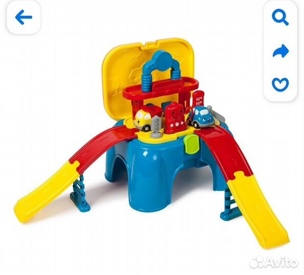 Заправочная станция, парковка BabyGo в кейсе