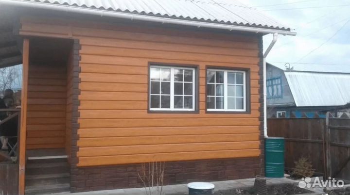 Фасад дома из сайдинга