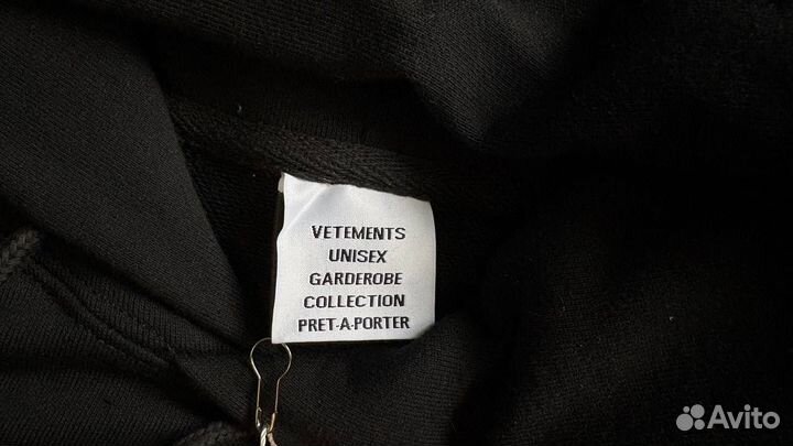 Худи vetemens hardcore