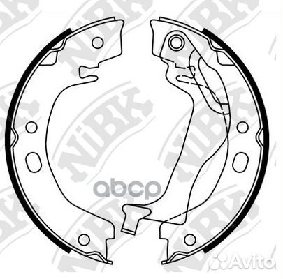 Колодки ст.торм.toyota corolla E12 1.4-1.8 02