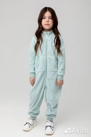 Флисовый комбинезон Crockid для девочки