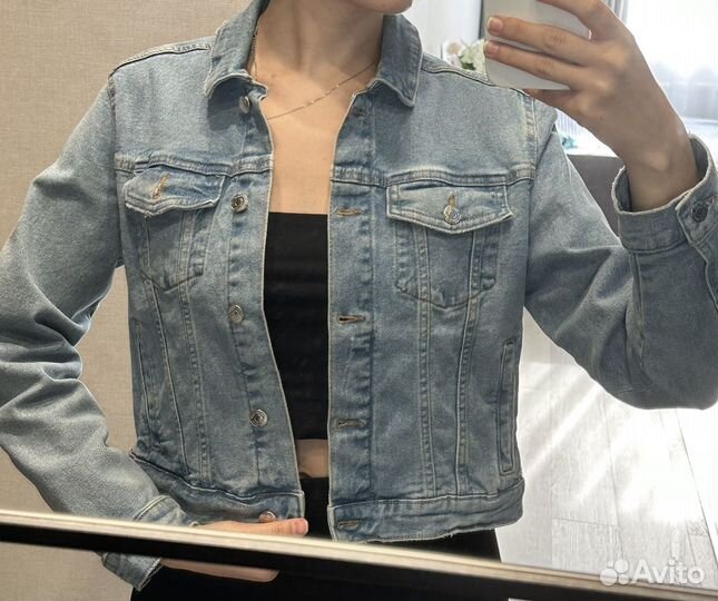 Джинсовая куртка женская