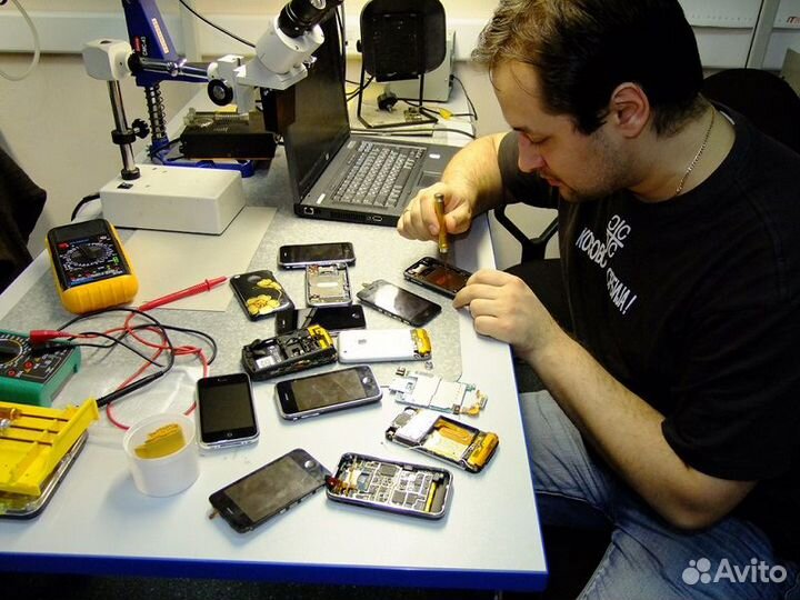 Ремонт сотовых телефонов (район кмр)