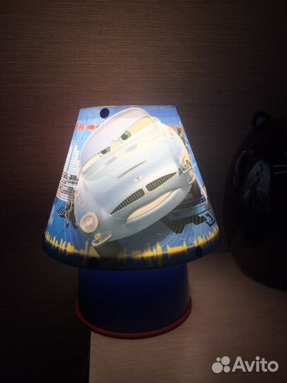 Ночной светильник детский «тачки»
