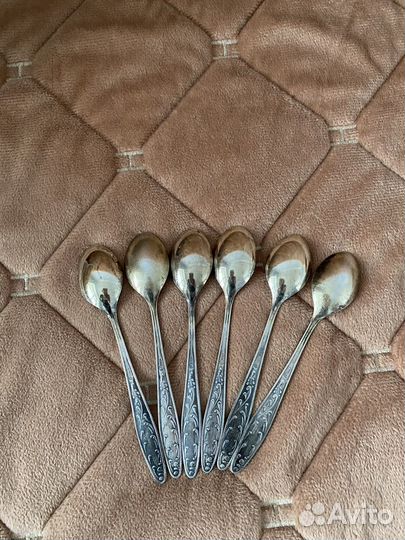 Чайные ложки из мельхиора СССР