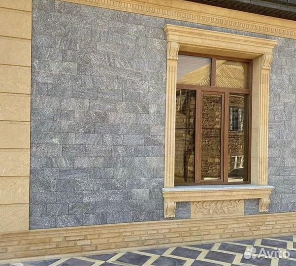 Облицовка дагестанским камнем