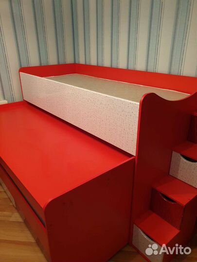 Детская кровать трансформер 3в1 и шкафы купе
