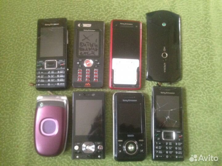 Sony Ericsson запчасти и акб старые модели