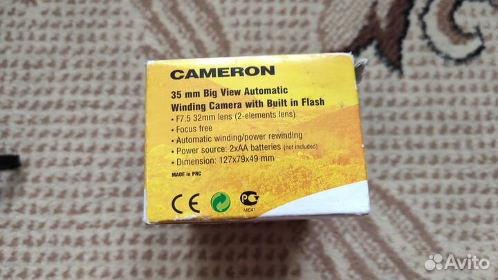 Пленочный фотоаппарат Cameron 301A