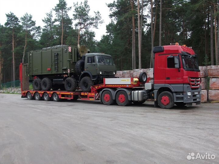 Перевозка металлоконструкций тралом