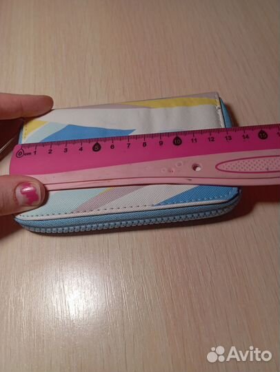 Кошелек женский натуральная кожа разноцветный