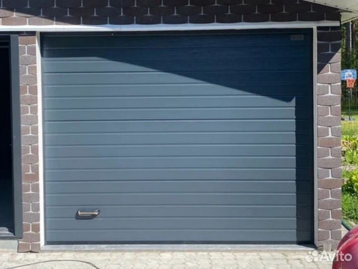 Автоматические секционные ворота Алютех