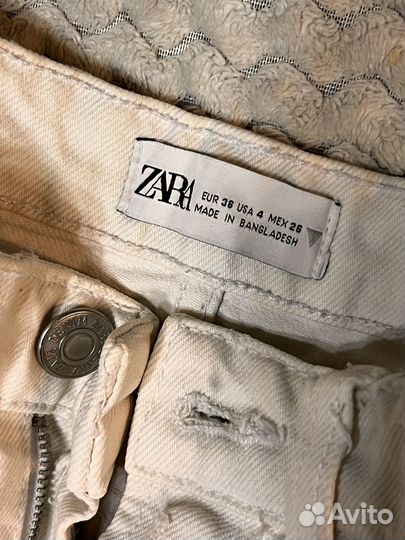 Шорты женские белые Zara 42/44