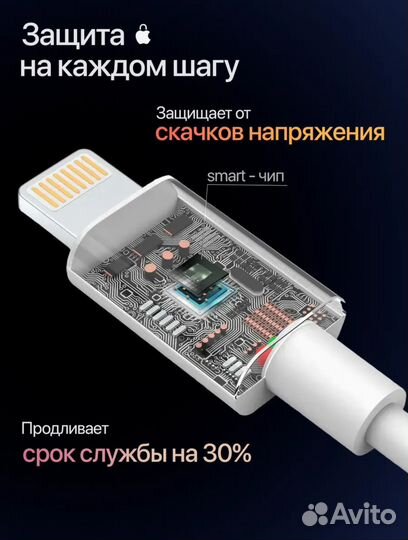 Кабель для зарядки iPhone