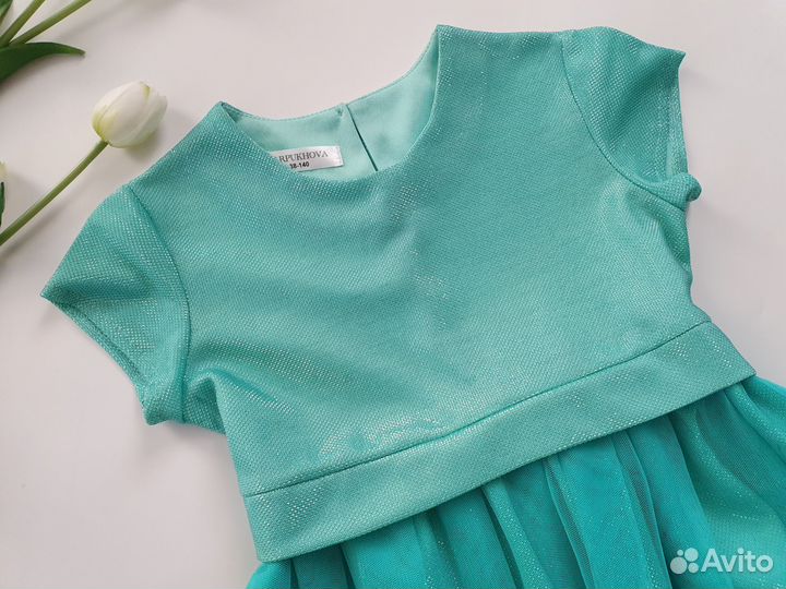 Нарядное платье для девочки 128 134