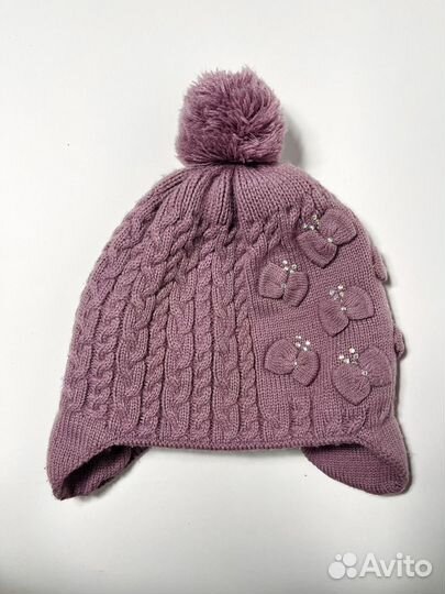 Шапка детская розовая