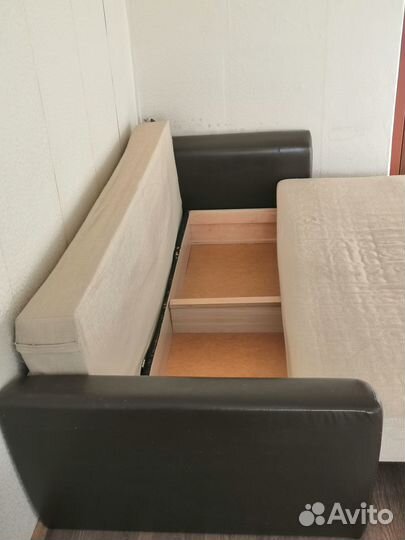 Диван прямой раскладной евро книжка б/у