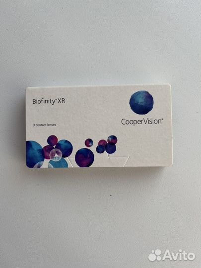 Линзы контактные biofinity