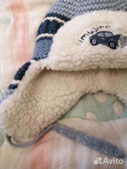 Шапка для мальчика 46 48