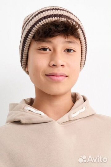 Шапка C&A мягкая на флисе новая 158-172