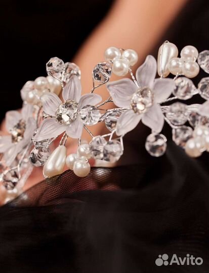 Гибкая диадема ободок