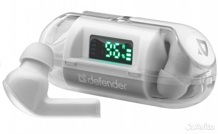 Bluetooth наушники Defender Twins 916 white