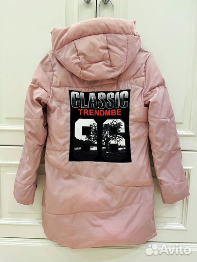 Пуховик женский демисезонный