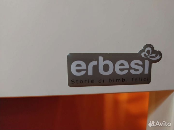 Детская Итальянская кроватка Erbesi в эмали