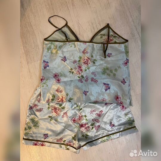 Пижама шелковая