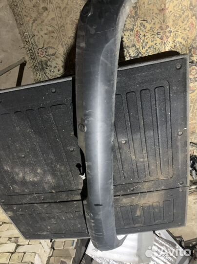 Накладка заднего бампера лада веста