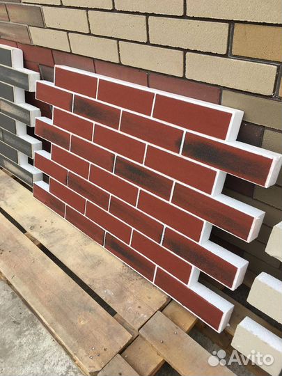 Фасадные термопанели под кирпич