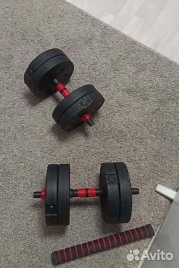 Набор гантелей 24 кг
