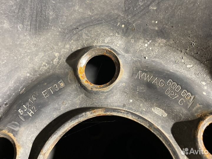 Диски skoda vw 5x100 r14