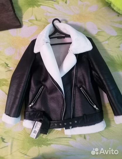 Куртка тёплая зимняя Дубленка женская 46 размер