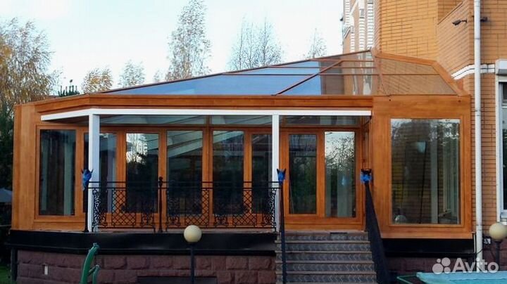 Стеклянная крыша, Остекление террас